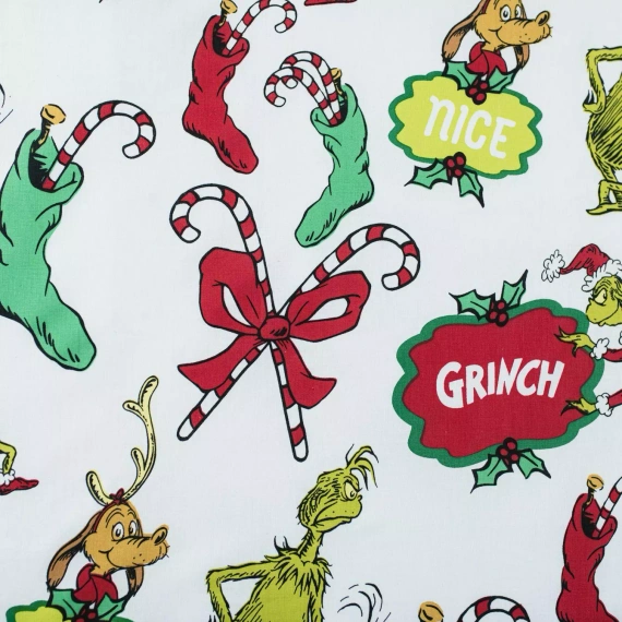 Постільна білизна Grinch Grinchmas JF24 140x200 100% бавовна Grinch замок