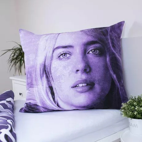 Постіль Billie Eilish 140x200 бавовняна Jerry Fabrics із блискавкою