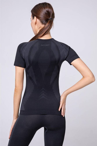 Powerful Футболка жіноча термоактивна Spaio black/grey