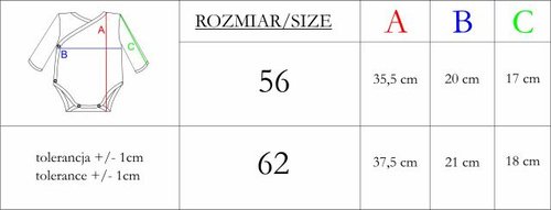 228094 Nicol FARMA боді на запах для немовлят, бавовна, малюнок звірятка