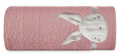 Дитячий рушник Baby 57 Królik Eurofirany różowy 