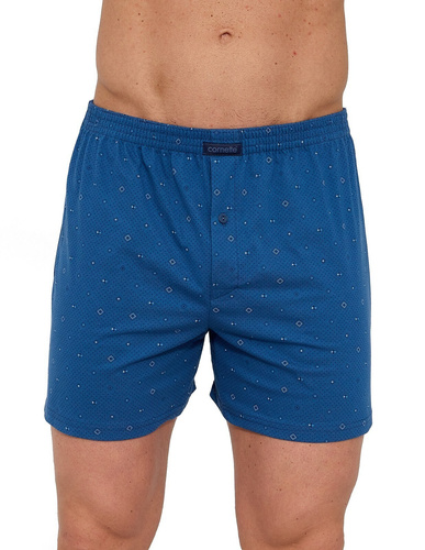 Чоловічі боксери Cornette Comfort 002/331, 008/331 – 100% бавовна, вільний крій, візерункові, гульфик на ґудзику