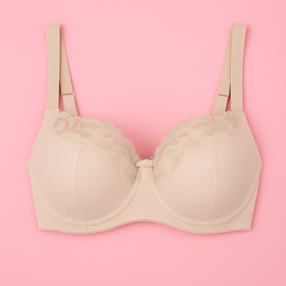 Vena VB-469 – тілесний бюстгальтер semi-soft з мереживом