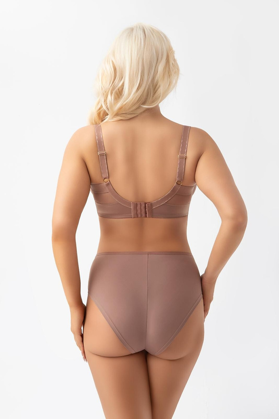 Gorsenia K564 VICKY Mocca М’який бюстгальтер soft на кісточках для великого бюста