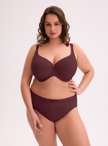 Gaia BSM 1058 Maxi Wino Sonia Бюстгальтер максі з напівм'якими чашками Semi Soft, колір винний