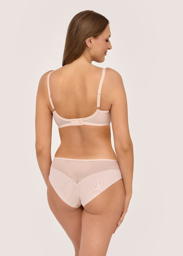 Бюстгальтер semi soft 2239 Caschmere Maxi Ava бежевий з вишивкою