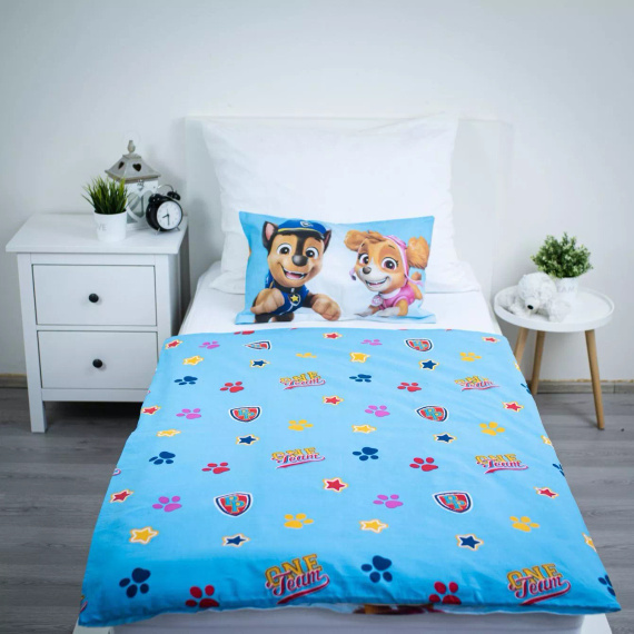 Jerry Fabrics Постільна білизна бавовняна Paw Patrol PP650 100x135 40x60 Бавовна