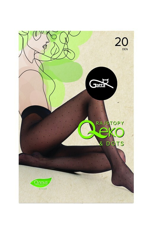 Колготки Gatta Q-Eko & Dots 20 den – екологічні колготки в горошок daino