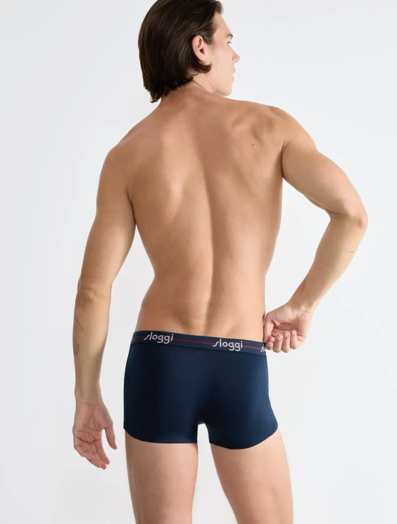 Набір боксерок чоловічих 2шт. Men Start Hipster C2P box Sloggi - Blue - Dark Combination
