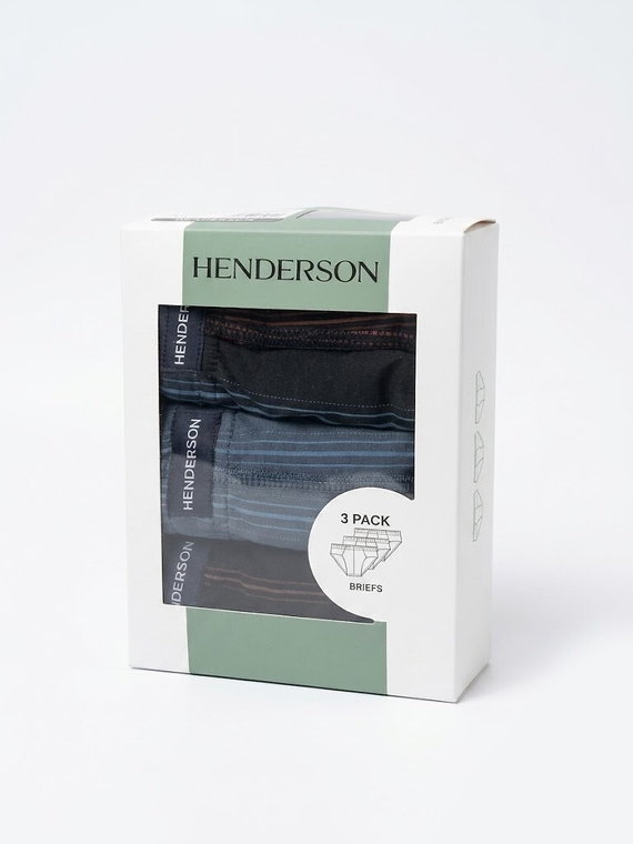 Henderson 1446 K717 чоловічі сліпи 3-pack 100% бавовна м’які з візерунком