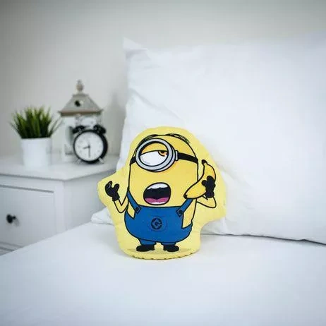 Подушка Minionek Banana Calling JF24 35x33 жовта іграшка-обіймашка