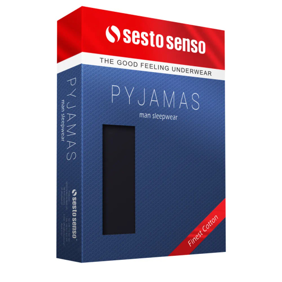 Sesto Senso 2723/12 Granat Чоловіча коротка піжама з бавовни 100% бавовна