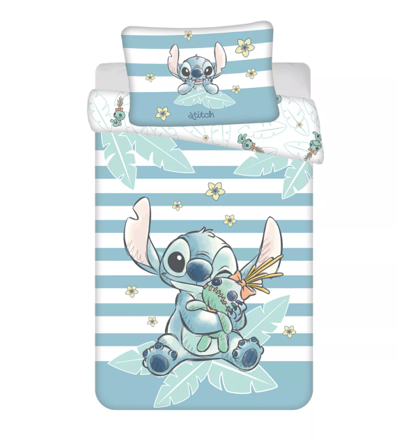Jerry Fabrics Постільна білизна бавовняна Lilo & Stitch Tropical Hugs 100x135 40x60