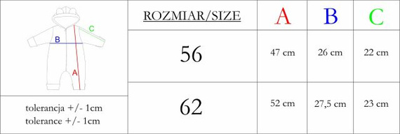 228269 Nicol FARMA Комбінезон для немовлят з капюшоном, сірий, бавовна, малюнок ведмедик
